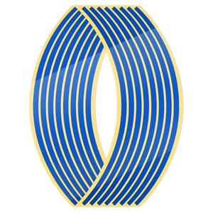 YOUME Nuove Strisce Riflettenti Adesive per Ruote e Decalcomanie in 5 Colori per Bici, Moto e <span class=keywords><strong>Auto</strong></span>, Nastro Decorativo per Cerchioni, Stile Elegante per <span class=keywords><strong>Auto</strong></span> - Product Image 1