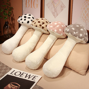 Mushroom Plush <b>Toy</b> Sofa Home Decoration Mushroom Shaped <b>Stuffed</b> Long Body Plush Pillow for Christmas Birthday Wholesale Pillow - Product Image 1