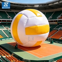 Modèle géant gonflable de volley-ball pour événements sportifs, modèle publicitaire gonflable de volley-ball