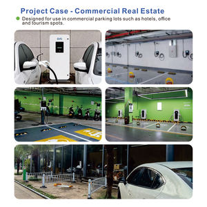 Cargador Rápido de CA para Vehículos Eléctricos para el Hogar, 14 kW, 22 kW, 43 kW, 32 A, <span class=keywords><strong>Wallbox</strong></span> para Vehículos Eléctricos, <span class=keywords><strong>Punto</strong></span> de Carga Eléctrico, Montaje CCS, Estación de Carga GB/T para Tesla - Product Image 6