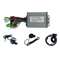 Accessoires de Conversion de brouette 250W-1000W 24V 36V 48V contrôleur vitesse de frein accélérateur inverse pour moteurs de moyeu sans balais cc