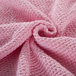 Plaid en coton tricoté doux et lisse <span class=keywords><strong>GHT</strong></span> pour lit, canapé, adultes et enfants - Product Image 6