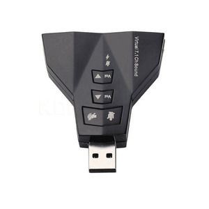 USB bên ngoài 2.0 âm thanh ảo Card âm thanh + Mic adapter chuyển đổi máy tính xách tay - Product Image 4