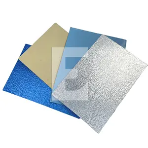 Polyethylene Vapor Barrier Aluminum Foil Aluminum Embossed Sheet Insulation Jacketing for Pipe