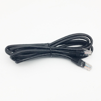 Cat5e kabel Ethernet kabel Patch hitam kabel Cat5e kabel jaringan pendek kabel Ethernet