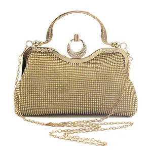 2024 individuelle Kristallstein-Abendtasche Handtasche für Damen Luxus Damen-Clutch-Gehtasche