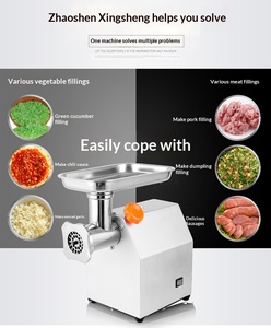 Type 8 Stainless Steel <b>Electric</b> Meat <b>Grinder</b> Multifunctional Automatic Small Desktop Meat <b>Grinder</b> <b>Food</b> Grade Commercial - Product Image 2