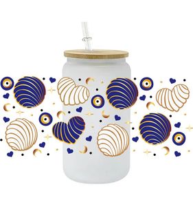 <span class=keywords><strong>Prix</strong></span> de gros personnalisé Evil Eye 3D UV DTF <span class=keywords><strong>Cup</strong></span> Wrap Transferts Stickers DTF UV Libbey <span class=keywords><strong>Cup</strong></span> Wraps 16Oz Tumbler pour Evil Eyes - Product Image 5