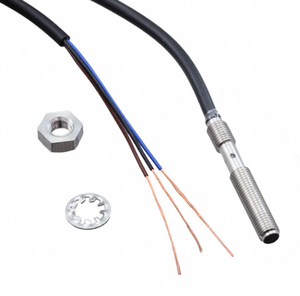 Conector de extremo de cable roscado E2E-S04SR8-WC-C1 de 2M con tuerca y arandela para detección industrial - Product Image 1