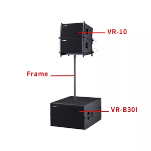 Système de sonorisation extérieur, haut-parleur 15 pouces, subwoofer professionnel pleine gamme, ligne active extérieure - Product Image 2