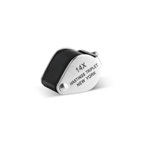 14X Hasting Loupe High Power Diamond Magnifier for Jewelers Gemologists Tool