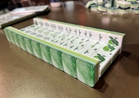 Ubin Mahjong Hijau Zamrud Baru Kustom: 160 Buah Terbuat dari Akrilik Amerika, Ubin Mahjong Akrilik Giok Amerika Berkualitas Tinggi