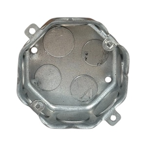Boîte de jonction octogonale en acier galvanisé de 1,6 mm d'épaisseur, 3/4 pouce, avec des caractéristiques anti-corrosion et ignifuges - Product Image 3