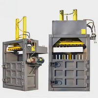 Presse à balles semi-automatique carrée 2025, 10-100T, hydraulique verticale, pneus, aluminium, canettes, plastique, papier, compacteur vertical de déchets