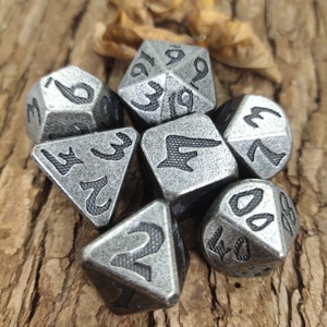 Prix usine <span class=keywords><strong>Top</strong></span> Fashion métal polyédrique dés ensemble pour donjons et Dragons RPG jeu dés jouets accessoire - Product Image 5
