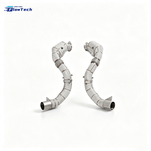 304ท่อไอเสียสเตนเลสสตีลอัตราการไหลสูง G16 G15 M850i 4.4ตัน V8ชุดประกอบเทอร์โบโดยตรงแบบคู่ - Product Image 2