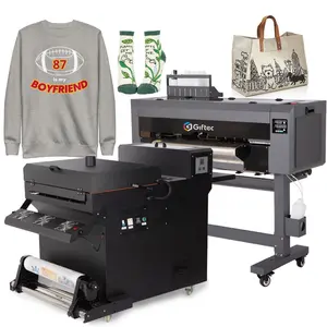 New Update Multifunctional T Shirt Clothes Dual Print Head I3200 Digital Heat Transfer Printing Machine A1 DTF Inkjet Printers