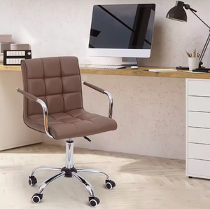 <b>Swivel</b> <b>Bar</b> Chair Black Counter Height <b>Stools</b> with Armrest Pub Furniture for Sale - Product Image 3
