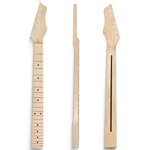 Oferta especial: Mástil de guitarra de 22 trastes con tornillos, de arce canadiense satinado, forma C, con incrustaciones traseras - Product Image 2