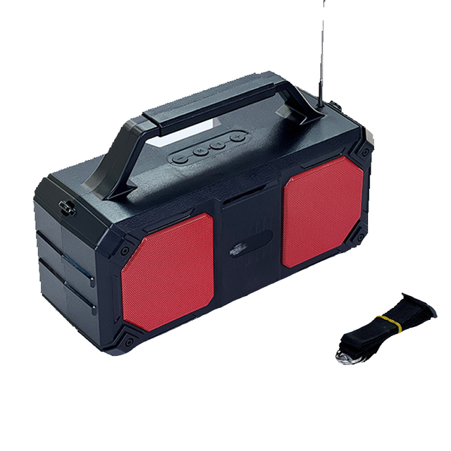 2024 New Portable Solar Outdoor Speaker Launched Solarantenna BT TF FM USB 1200mAh Battery 10W Cheap Factory Price