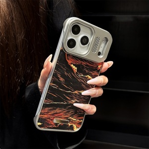 Custodia per telefono di lusso con texture a onde per <span class=keywords><strong>iPhone</strong></span> 17 <span class=keywords><strong>Pro</strong></span> Max 16 15 14 13 12 <span class=keywords><strong>11</strong></span>, <span class=keywords><strong>cover</strong></span> <span class=keywords><strong>rigida</strong></span> in PC+PU per <span class=keywords><strong>iPhone</strong></span> e Samsung - Product Image 6