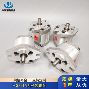 Pompe à engrenages HGP-1A-F5R HGP-1A-F6R HGP-1A-F8R, 1 étage, en alliage d'aluminium, montage à bride, pour distribution d'huile hydraulique, automatisation industrielle - Product Image 3