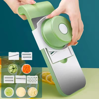 Multifunctionele aardappelschiller, voedselsnijder, mandoline, groentesnijder, rasp, snijder, hakselaar