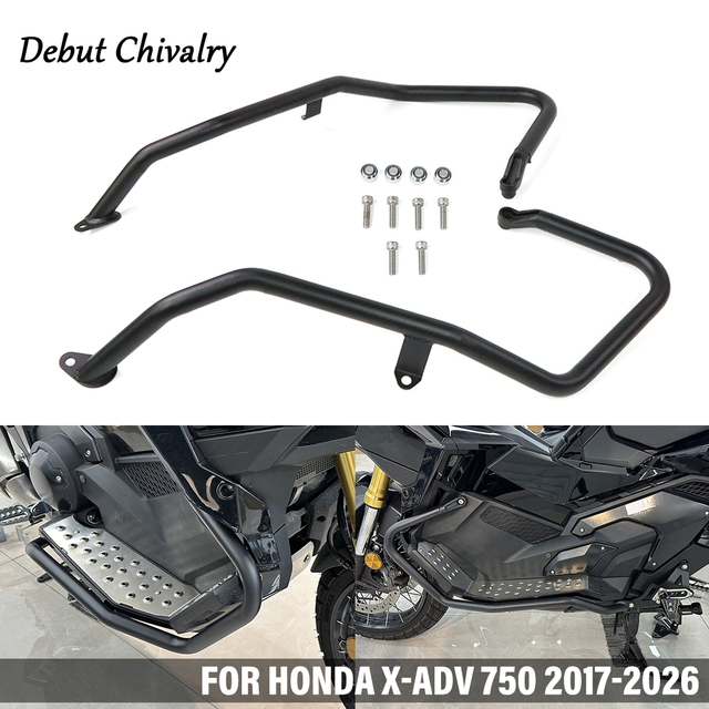 For HONDA X-ADV 750 XADV750 2017-2026 2025 2024 Motorcycle Crash Bar Frame Engine Protection Guard Bumper Protector Accessories