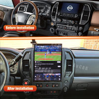 Autoradio multimédia Android Aucar 15,6 pouces avec écran Tesla pour Nissan Titan 2020-2025, écran CarPlay avec fonctions d'origine