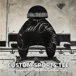 H319188 Camiseta deportiva extra grande unisex Venta al por mayor de cuello redondo tejido impreso y bordado personalizado para hombres en verano - Product Image 2