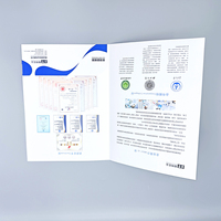 Carpeta de archivos de negocios A4 de laminación a prueba de arañazos con ranura para tarjeta y logotipo personalizado Carpeta de presentación duradera para uso corporativo