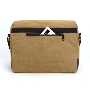 Sac de voyage en toile de coton tendance personnalisé Evercredit, sac bandoulière décontracté pour homme et femme, sac messager à la mode - Product Image 4