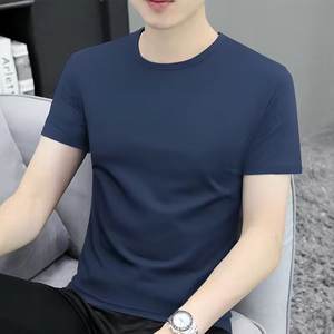 เสื้อยืดผ้าคอตตอนระบายอากาศได้ดีมีโลโก้ที่กำหนดเองพิมพ์ลายผ้าไหมแบบหนา - Product Image 3