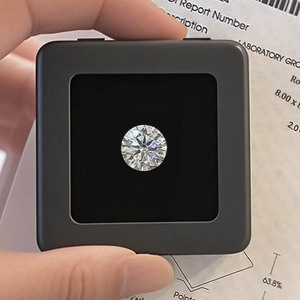 Diamant rond brillant cultivé en laboratoire, diamant non monté, marque <span class=keywords><strong>HUACAN</strong></span>, pierre non montée de Chine pour la fabrication de bijoux, diamants en vrac en gros - Product Image 5