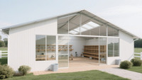 Poulailler pastoral en acier élégant et durable - Poulailler de luxe léger pour les zones de glamping