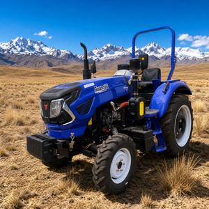 Tractor con enganche de tres puntos de 40hp, 45hp, 50hp, 60hp, 70hp, 80hp con distancia entre ruedas ajustable y ROPS para explotaciones familiares - Product Image 1