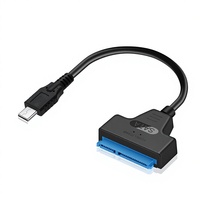 Cavo di Trasferimento Dati Type-C SATA con Conduttore in Rame e Schermatura Intrecciata in PVC per Connessione Esterna di Dischi Rigidi SSD/HDD da 2.5''