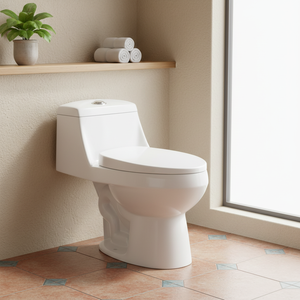 Inodoro de Cerámica Siphonic de Una Pieza Económico con Sifón <span class=keywords><strong>en</strong></span> Forma de S para Baño, Modelo Súper Ventas <span class=keywords><strong>en</strong></span> Sudamérica - Product Image 1