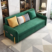 Sofá Cama Modular de Lujo, Moderno, Accesible, Multifuncional, Plegable, de Metal y Tela, para Sala de Estar, con Conexión a Internet