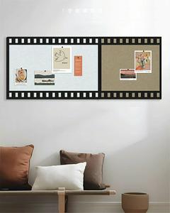 Bonne qualité Pin Board Bulletin Memo Feutre Avis Message Grand panneau de liège Feutre Lambris muraux - Product Image 6