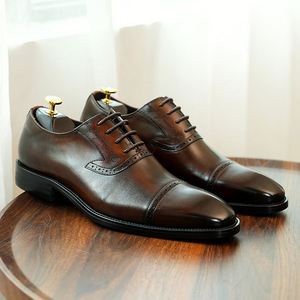 Produits en cuir haut de gamme à la fois pratiques et luxueux, le dernier style tendance pour les tenues formelles d'affaires, chaussures en cuir pour hommes - Product Image 4