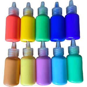 Eabor acrílico DIY pintado a mano Graffiti impermeable ropa textil fibra pigmento traje para camisetas venta al por mayor pinturas de arte - Product Image 5