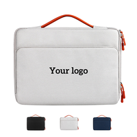 Sac pour ordinateur portable MKW4238 avec logo personnalisé, 15,6 pouces, housse avec poignée, sacs de voyage d'affaires, sacs portables pour ordinateur portable avec doublure en peluche