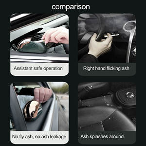 Cendrier de voiture portable, cendrier créatif anti-mouches pour l'intérieur de la voiture, nouvel accessoire automobile, design professionnel/luxueux - Product Image 6