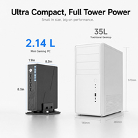 Mini Computadora Todo en Uno con Tarjeta Gráfica Rtx 3050 6G, Intel Core I3 I5 I7 I9 de 9.ª Generación, Windows 11, Mini PC Portátil para Juegos
