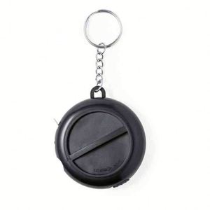 Custom Promotion <b>Personalized</b> Gifts Eco-Friendly Digital Printing Wooden Steel Retractable Round Tape Measure with <b>Keychain</b> - Product Image 1