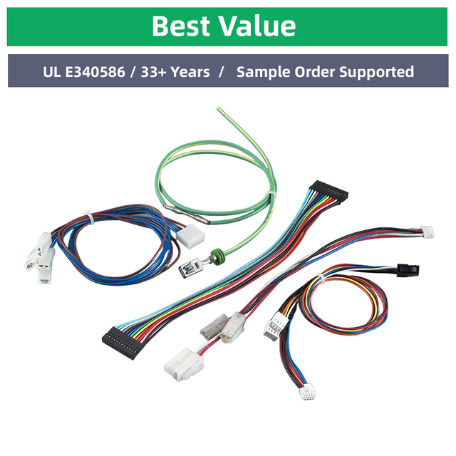 Battery Cable Assembly, for Industrial Machine, PVC Insulated, Pin Header Connector, 220V, 10mm2, Custom Design Welcome