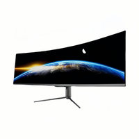 Nouvel ordinateur de bureau de jeu incurvé IPS 49 pouces 32:9 avec moniteur OEM à fréquence de rafraîchissement de 144 Hz