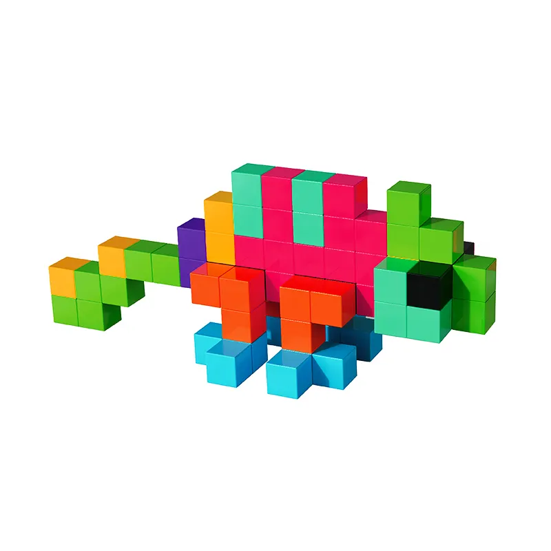 Fabricação Auxílio De Ensino Brinquedo Educativo Cubo Magnético Crianças Enigma Colorido Cubo Magnético Building Blocks Brinquedos