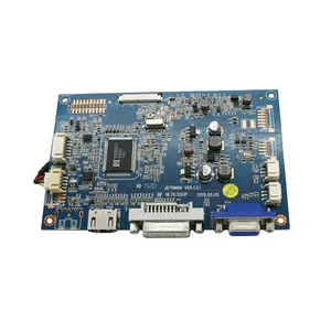 Papan Pengontrol Lcd, 40pin, Input VGA, Papan Driver Lcd untuk Modul Tampilan Mikro